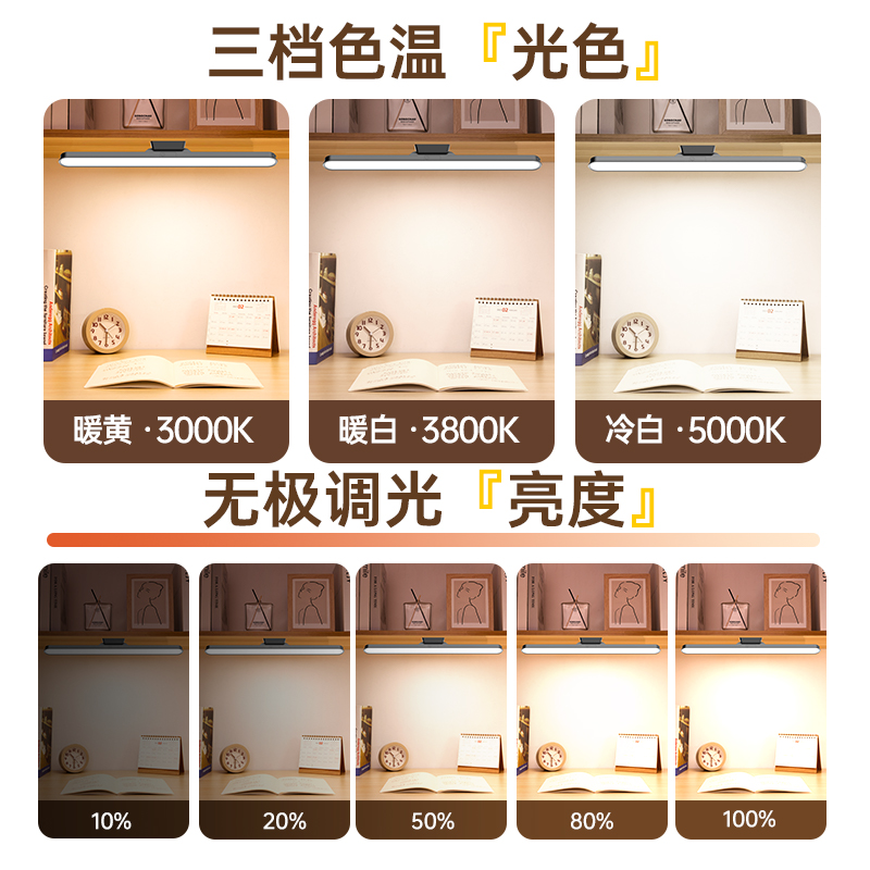 Bedroom aisle toilet charging staircase cabinet lamp bookcase wardrobe bedside reading dormitory learning intelligent cool light