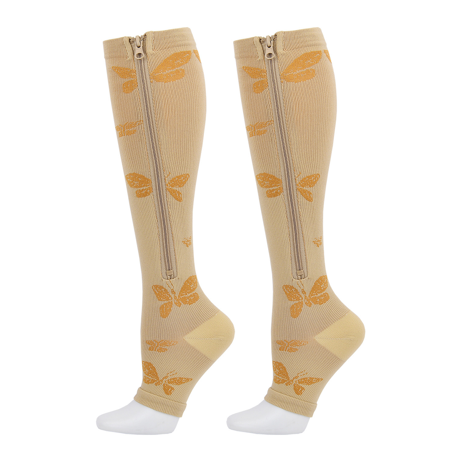 Picture of Manufacturer compression zipper socks long tube sports compression socks vein elastic socks zip sox socks
