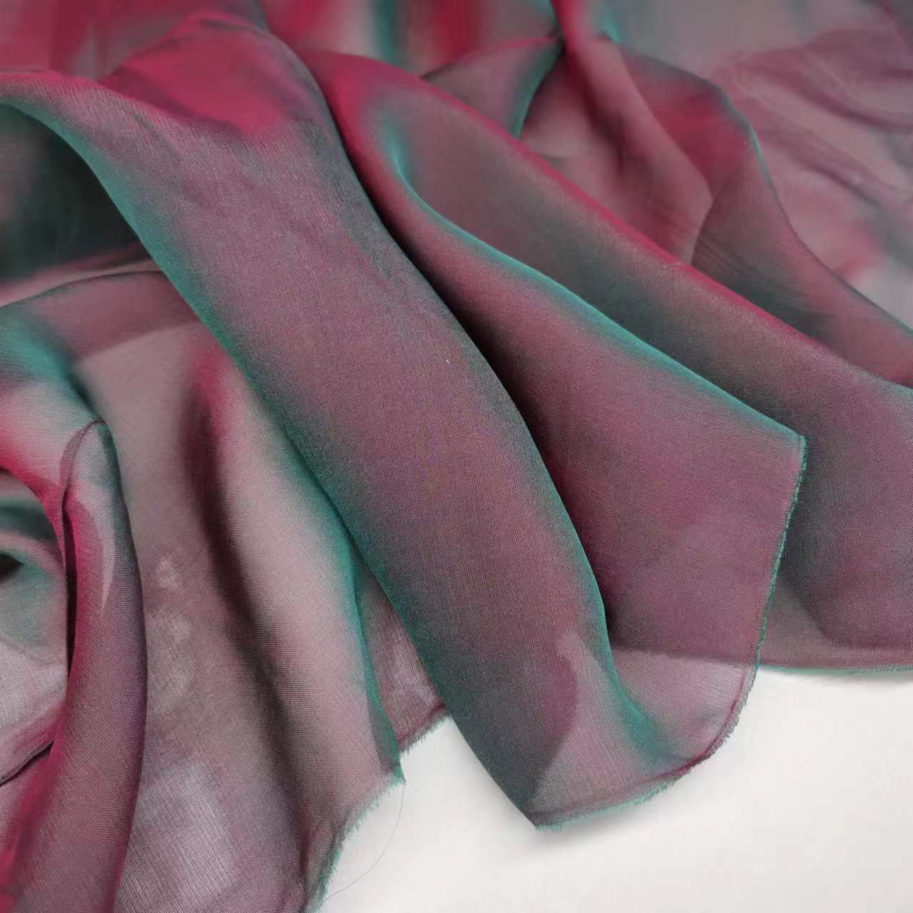 Yarn Woven Silk Fabric Cationic Fantasy Silk Chiffon Dress Gauze Fabric