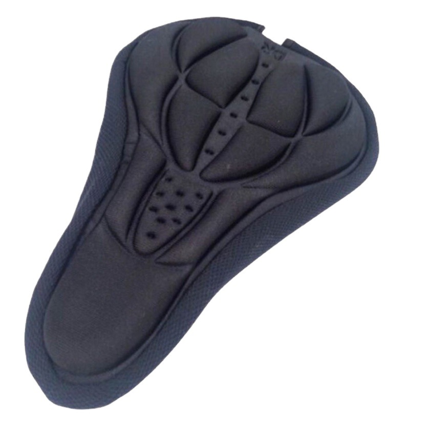 Mountain Bike 3D Cushion Cover Bicycle Cushion Bicycle Thickened Silicone Sponge Cushion Soft Saddle Equipment Accessories Seat Cover