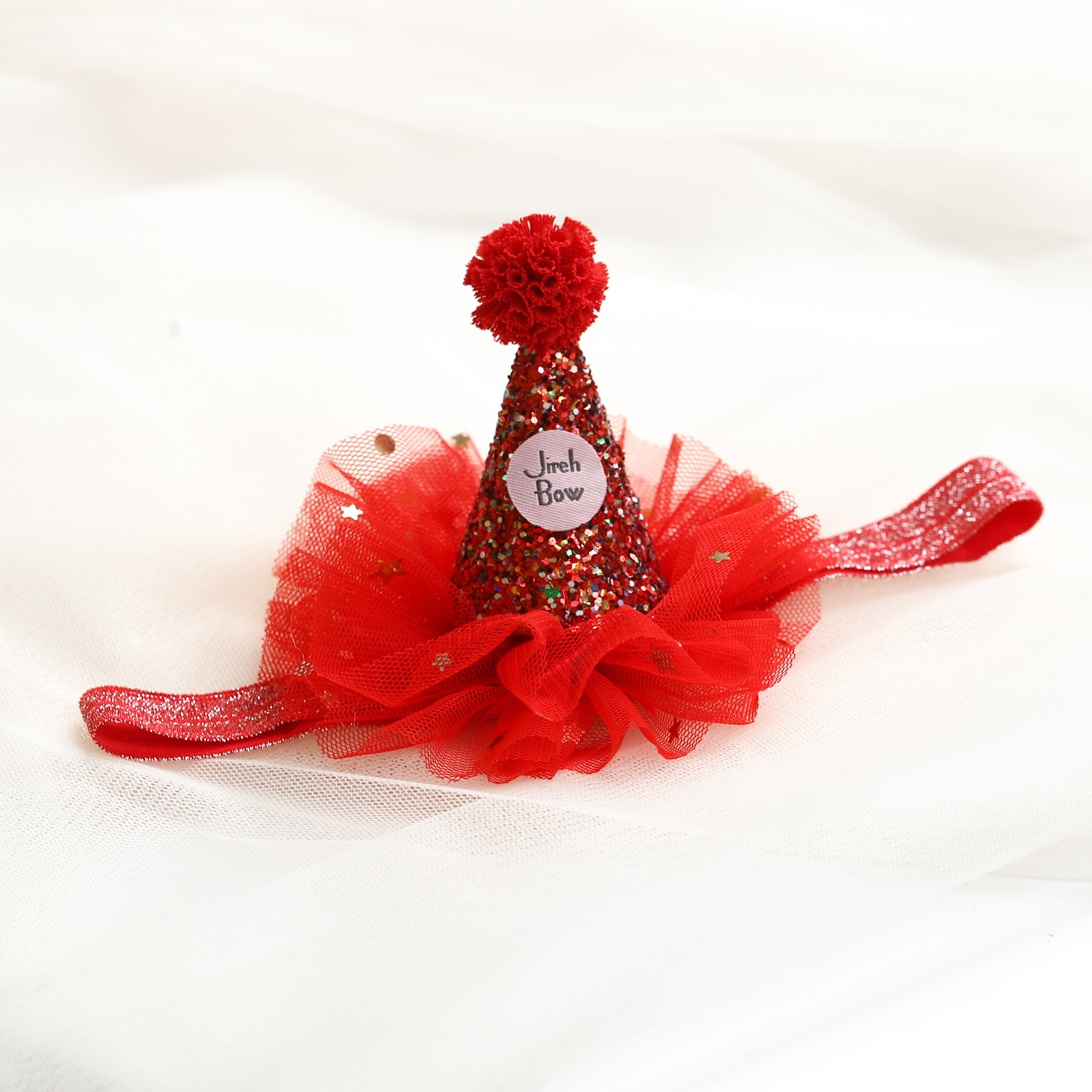 Picture of Korean Style Cute Baby Crown Small Hat Hair Band Baby Newborn Simple Centenarian Banquet Headwear