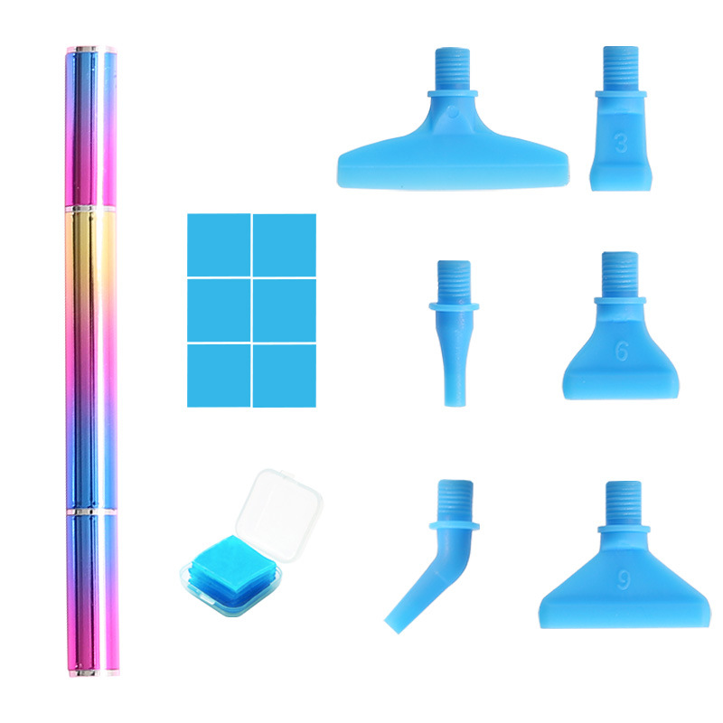 Picture of Diamond painting metal point drill pen plastic thread pen head alloy new point drill DIY diamond embroidery tool suit