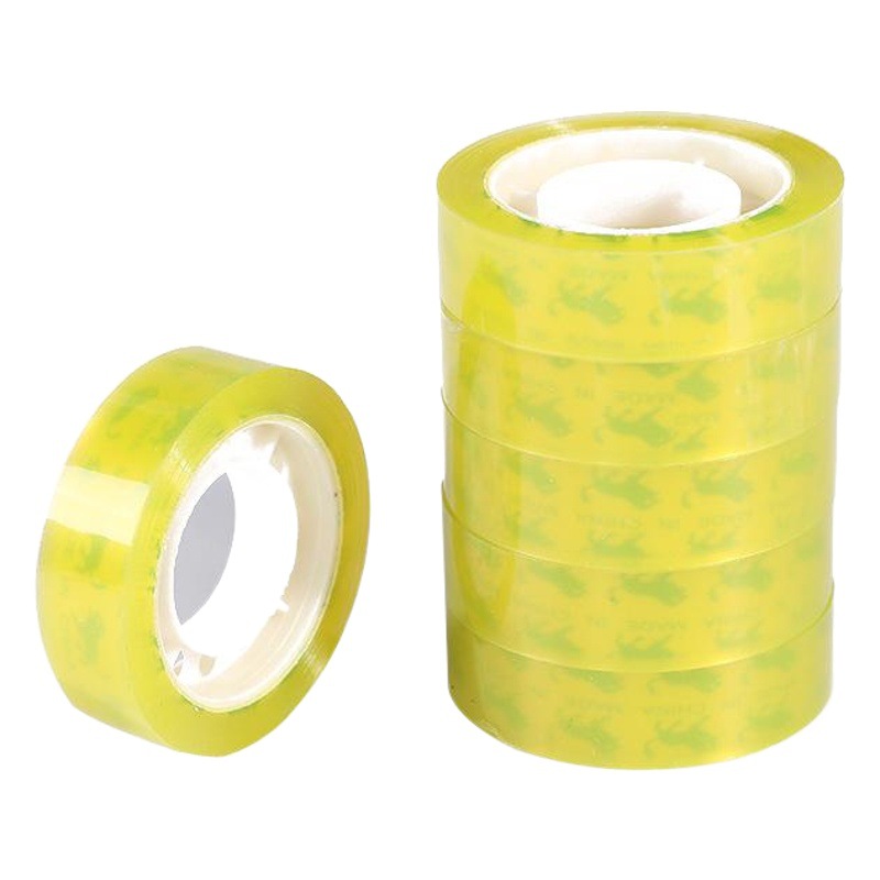 Stationery tape width 0.8/1.8cm office floral tape student stationery transparent small tape whole Box Wholesale