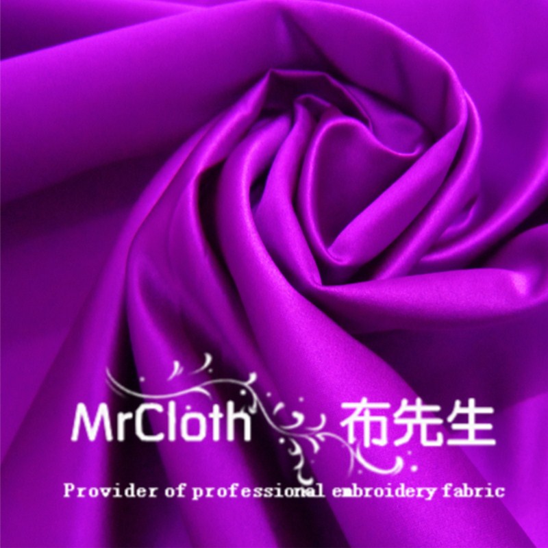 Picture of Taiwan dress wedding dress satin fabric clothing DIY fabric COS anime personality hand-painted tribute satin hard crisp non 395