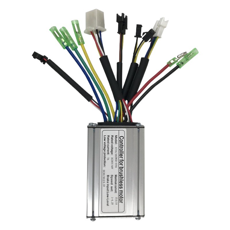 Electric bicycle modification accessories Kunteng 6 tube 36/48V KT-15A full ordinary head square wave controller