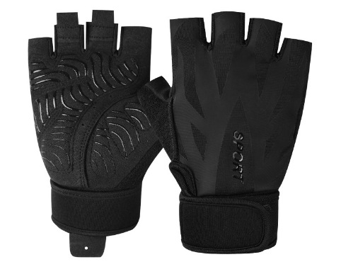 Picture of Fitness Gloves Women's Summer Half-section Thin Sunscreen Non-slip Ice Silk Driving Leakage Half-finger Cycling Gloves Women