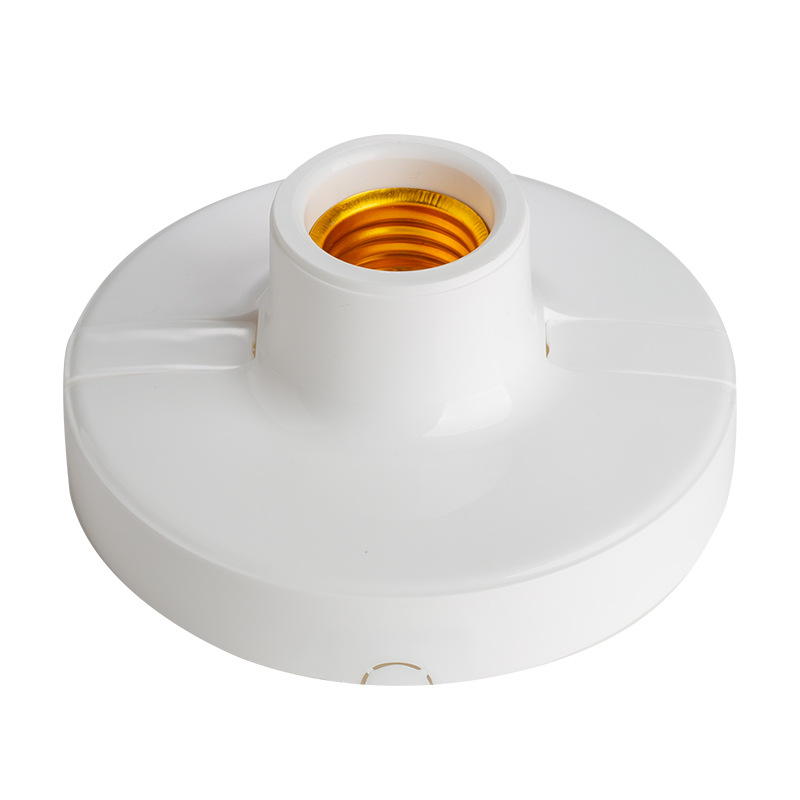 Picture of Xinda Tai brand new pp material 120MM flat lamp holder pure copper ring E27 lamp holder anti-screw falling off beautiful cover design