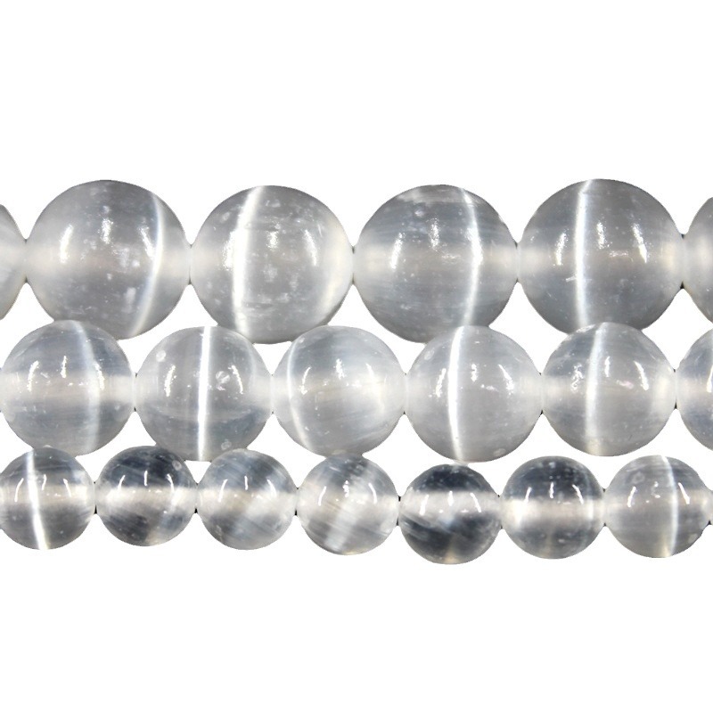 Picture of Natural gypsum stone beads semi-finished products loose beads beads wholesale handmade DIY bracelet necklace jewelry accessories