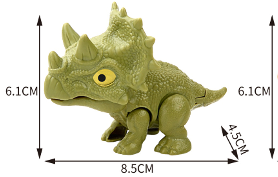 Picture of Cross-border New Explosions Children's Educational Finger-biting Dinosaur Toys suit Finger-biting Dinosaur Small Animal Blind Bag Blind Box