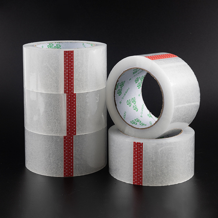 Industrial 55*15 Thick Large Roll Transparent Tape Office Express Packaging Sealing Packaging High Viscosity and Toughness