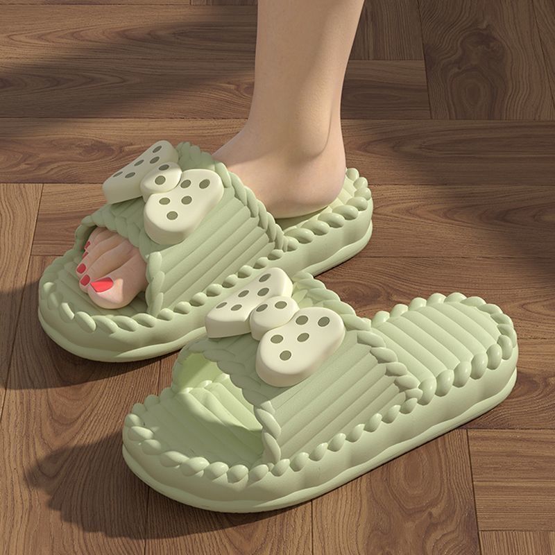 Slippers Home Sandals and Slippers for Women Summer New Style Home Indoor Bathroom Bath Non-Slip Feeling Exterior Wear