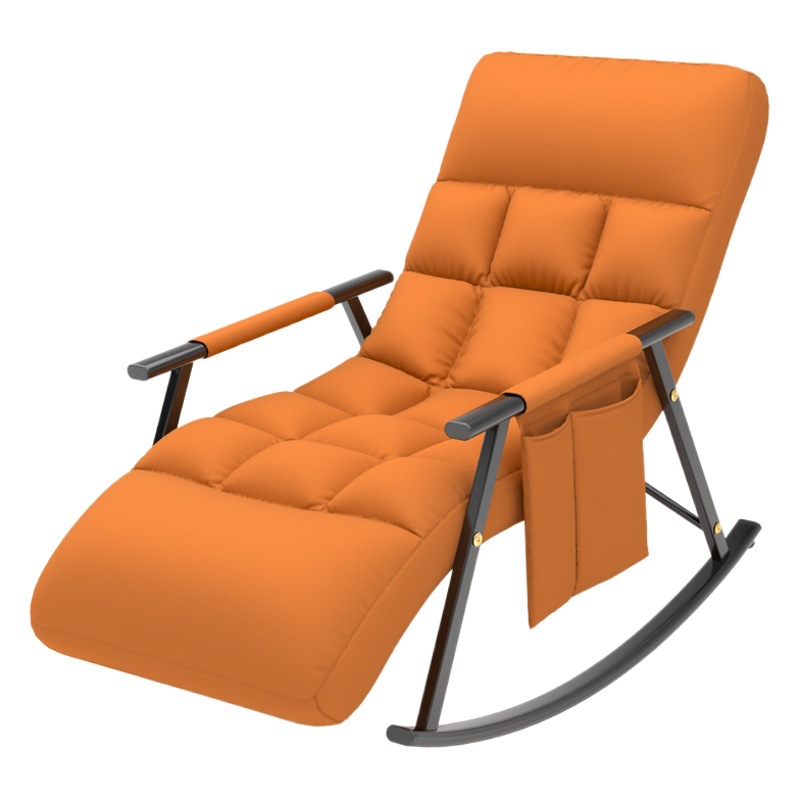 Technology Cloth Rocking Chair Recliner Adult's Balcony Home Leisure Lying Sleeping Lazy Sofa Single Cyber Popular Rocking Chair