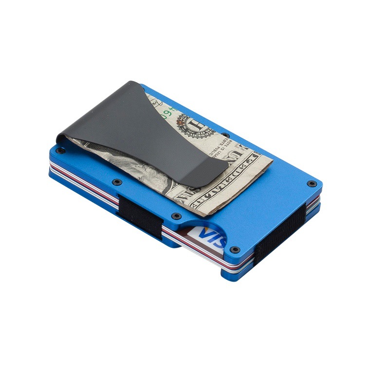 Factory supply metal card pack metal card holder aluminum alloy card holder credit card case RFID card pack.