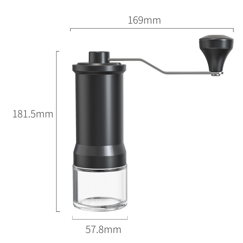 Picture of Cross-border hand grinder external adjustment coffee bean grinder stainless steel hand grinder seven star ghost tooth hand punch coffee machine