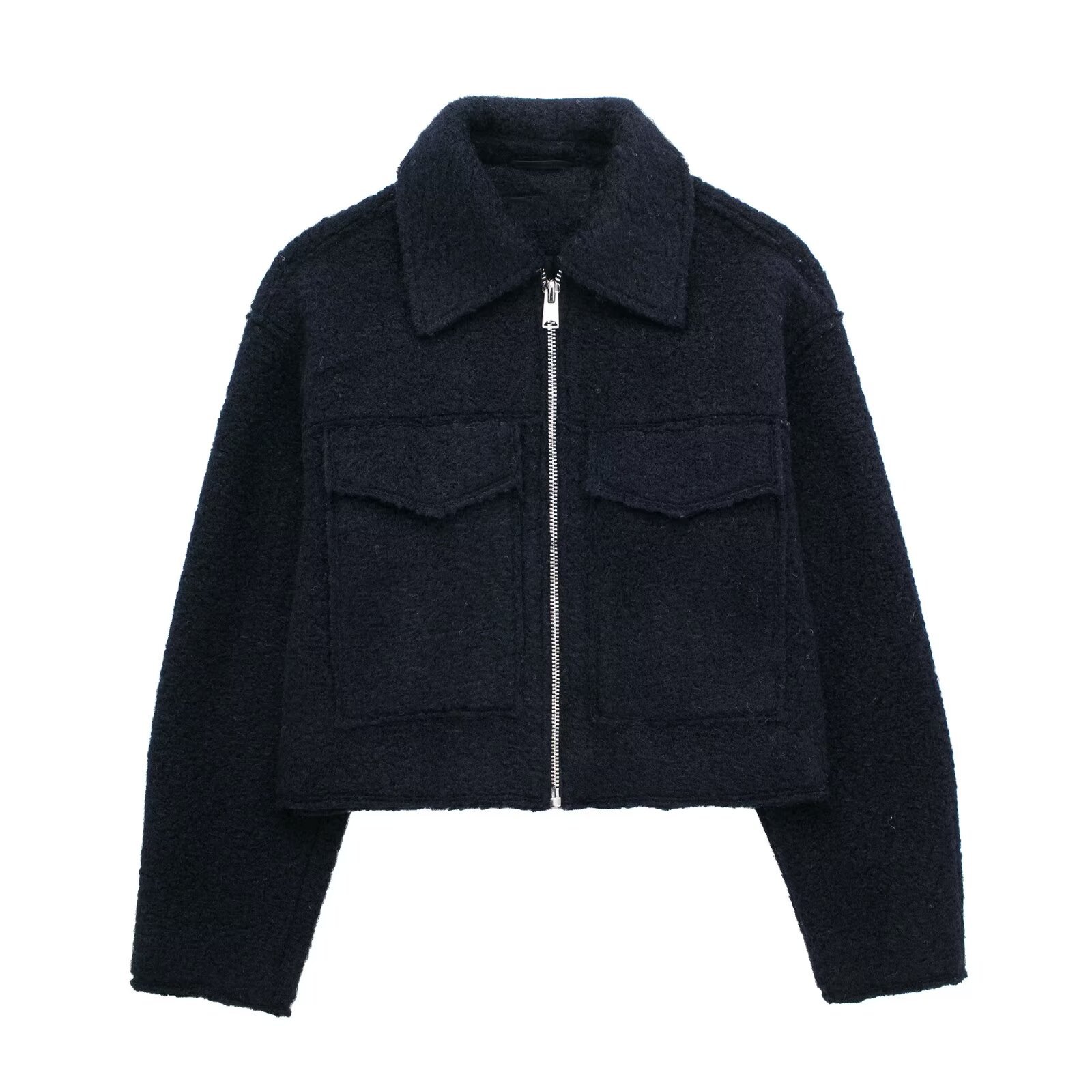 Picture of 2024 autumn and winter new European and American cross-border women's street fashion soft tweed short jacket coat w085 965237