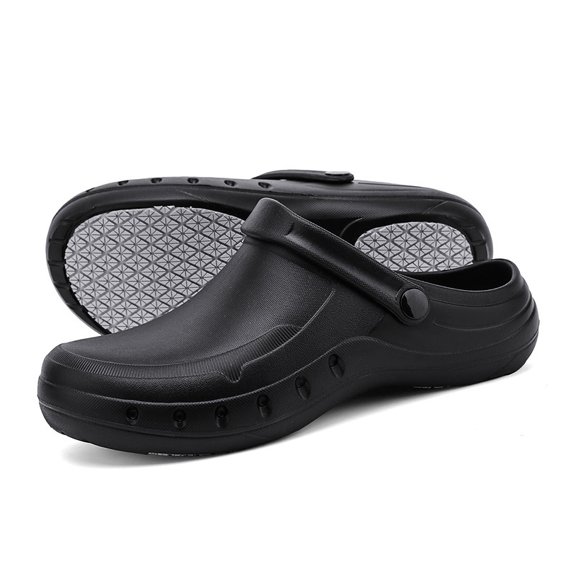 Kitchen Chef Shoes Waterproof and Oil-Proof Men's Kitchen Canteen Non-Slip Shoes Labor Protection Shoes Eva Lightweight Waterproof Shoes