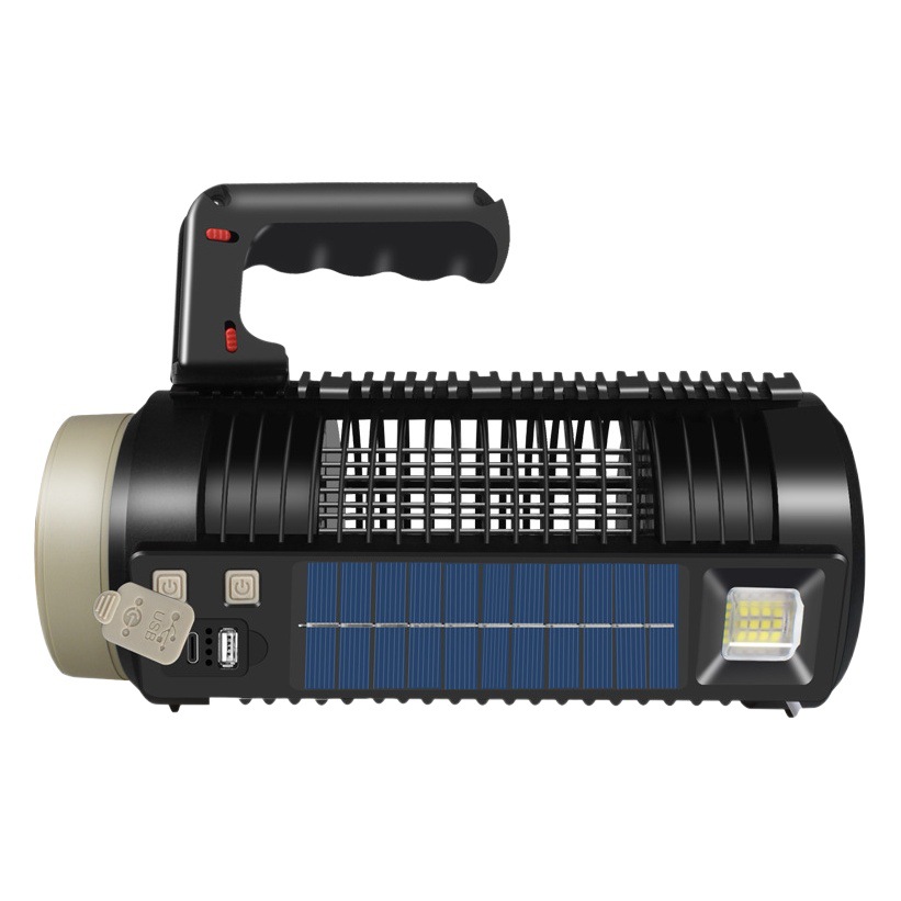 Cross-border new strong light flashlight Type-C rechargeable portable Searchlight high-power outdoor long-range patrol miner's lamp