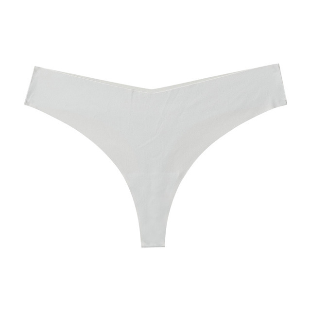 Picture of European and American Cross-border Pregnant Women's plus size Traceless Women's Underwear Class A Ice Silk Breathable Sports Low Waist Naked Briefs for Women