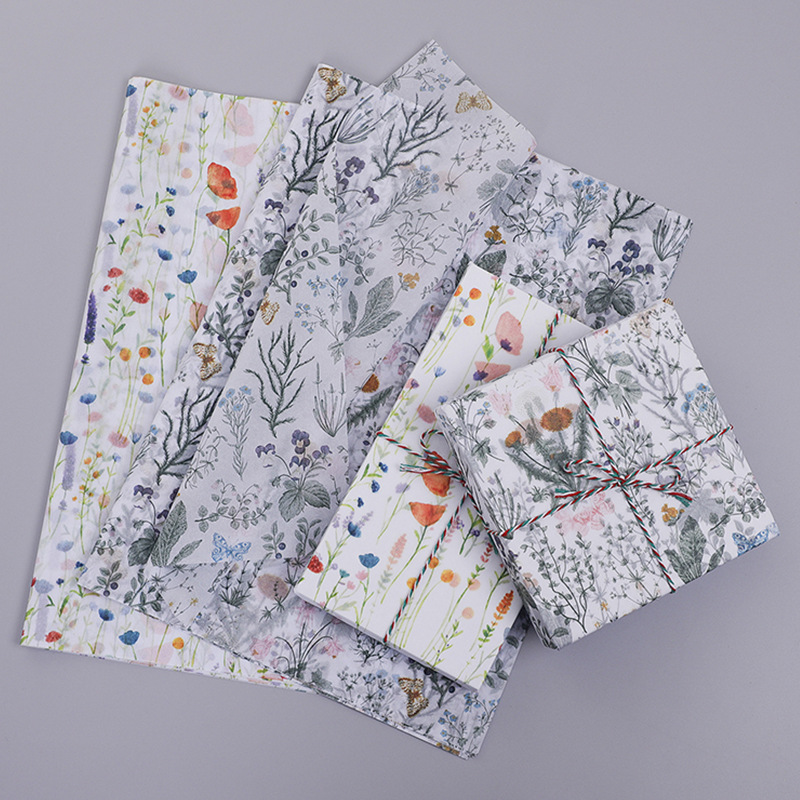 17g Sydney paper flowers and plants printing 50X35CM flower copy paper flower gift wrapping paper