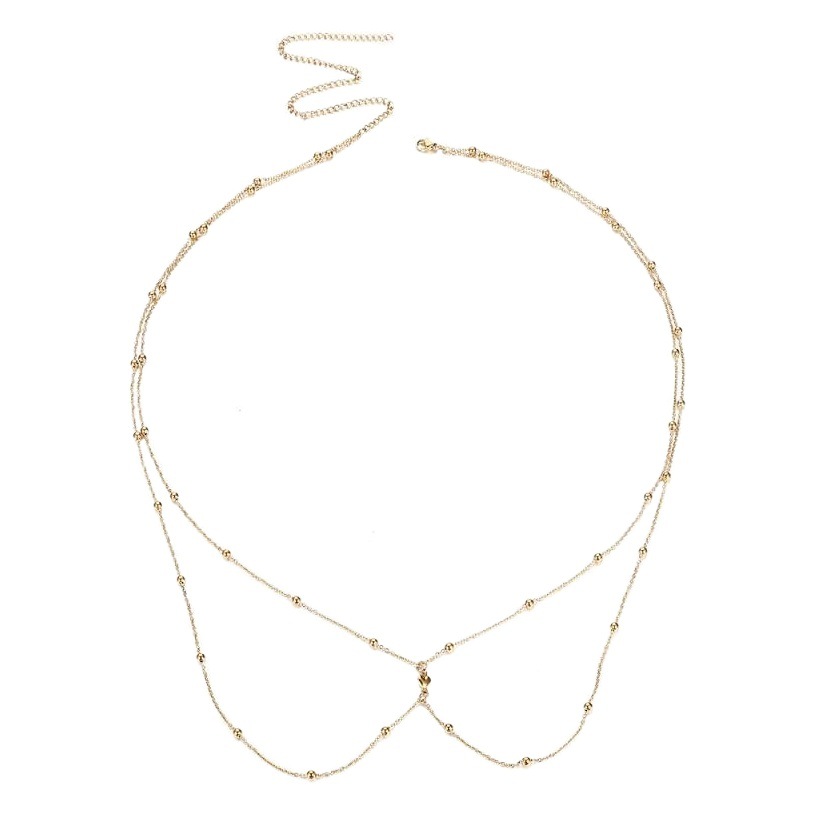 Picture of European and American Cross-border Waist Chain Sexy Casual Women's Beach Street Photoshoot Double-layer Waist Body Chain Waist Chain