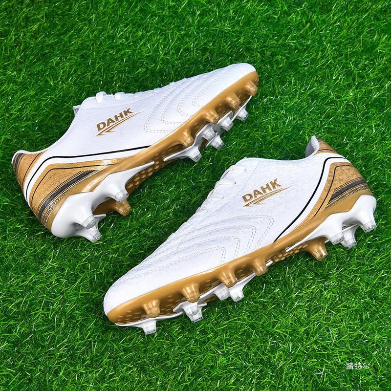 Cross-Border Large Size Low-Top Football Shoes New Public Version Youth Kidsren Adult Training Sports Shoes 32-47 Wholesale