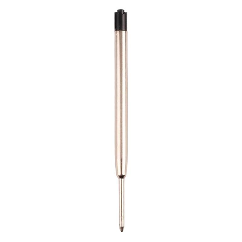 Metal 1.0mm ballpoint pen refill 424 press rotating black and blue ink refill printed LOGO a generation of hair