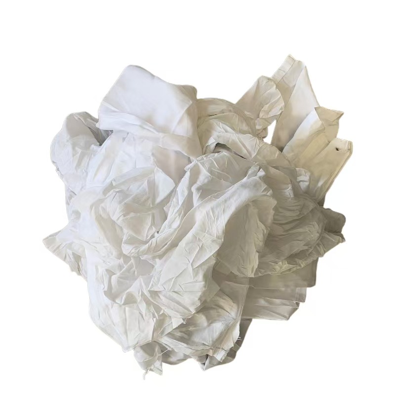 Picture of Pure Cotton Mixed White Rags Absorb Oil and Water, Lint-Free Rags, Industrial Old Clothes, Cotton Wiping Machine Cloths Wholesale
