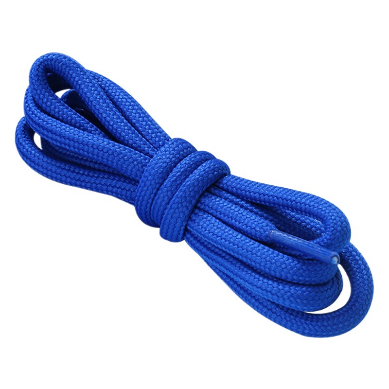 Round Shoelaces Polyester White Encrypted Round Rope Hiking Dad Sneakers Basketball Rope Pair Wholesale Casual Shoes