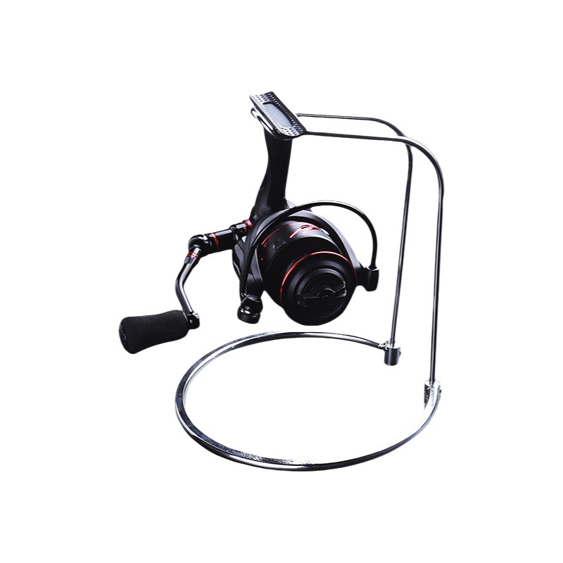 Lin Lake Detachable Luya Fishing Wheel Bracket Stainless Steel Storage Rack Fishing Wheel Placement Rack Spinning Wheel Display Rack