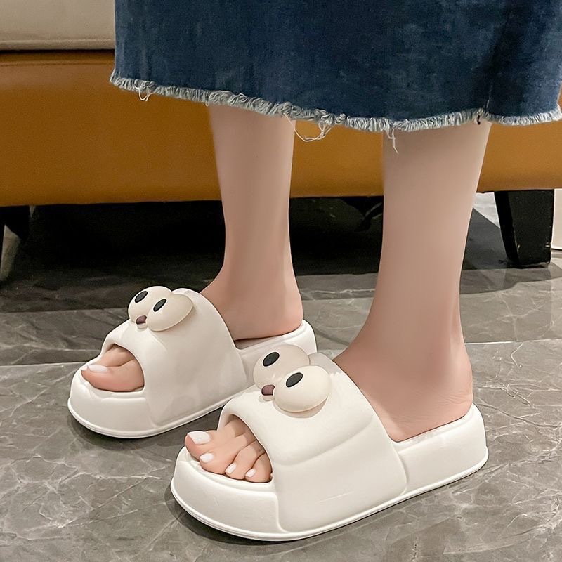 Women's Flip-Flops for Outer Wear, Women's Sandals, Women's Beach Shoes, Women's Thick-Soled Slippers, Women's Sandals, Women's Sandals