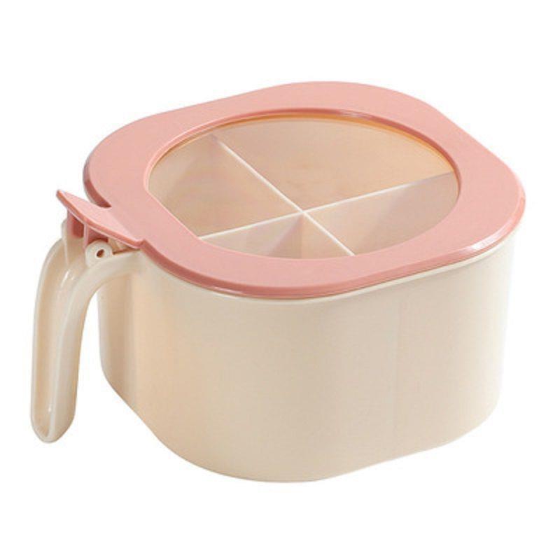 Picture of Kitchen Seasoning Bottle Seasoning Box Household Seasoning Storage Box Integrated Multi-grid Creative Cute Storage Rack Seasoning Jar Bottle