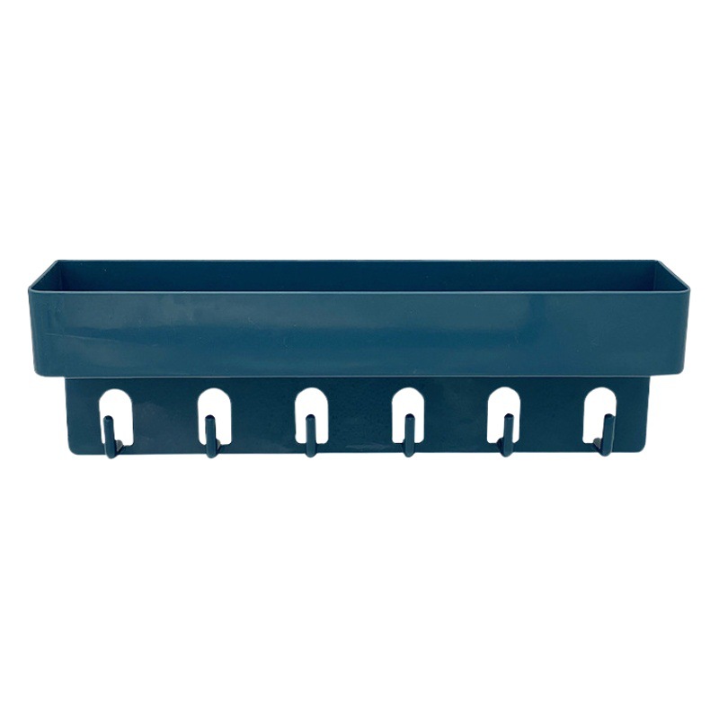 ZT 1099 TikTok Same Punch-free Seamless Storage Rack with Hook Bathroom Storage Rack Bathroom Wall
