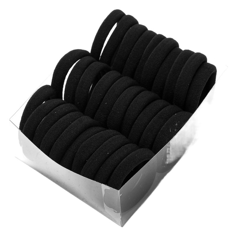 4CM Coarse High Elastic Hair Rope Seamless Hair Ring Towel Ring Hair Rope Rubber Band Hair Leather Cover Hair Accessories