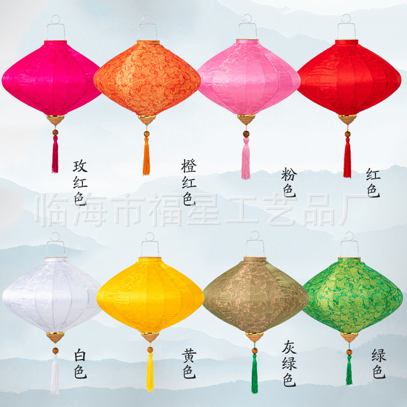 Diamond Lantern Vietnam Lantern Net Red Lantern Outdoor Red Lantern Hanging Decoration for New Year Balcony Spring Festival Decoration