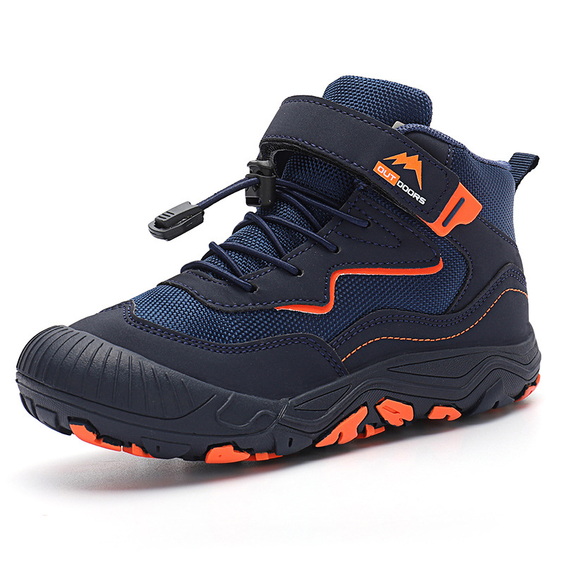 Picture of Cross-border Autumn and Spring New Casual Fashion Trend All-match Mid-help Outdoor Children's Mesh Shoes Casual Shoes Non-slip Children's Shoes