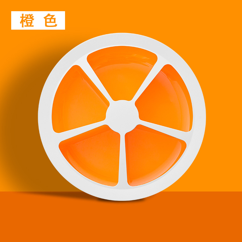 Picture of Lemon Fruit Plate Candy Box Light Luxury Creative Flower Type Split New Year Nut Dried Fruit Plate Factory One Piece