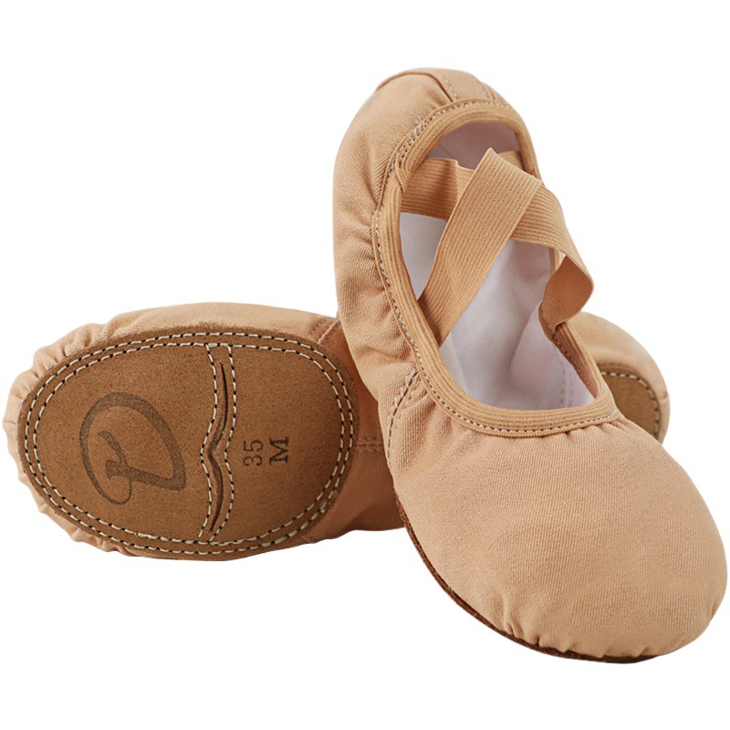Ballet Dance Shoes, Elastic Cloth Practice, Adult Soft-Soled Cat Claw Shoes, Lace-Free Body Dance Shoes, Kidsren's Dance Shoes