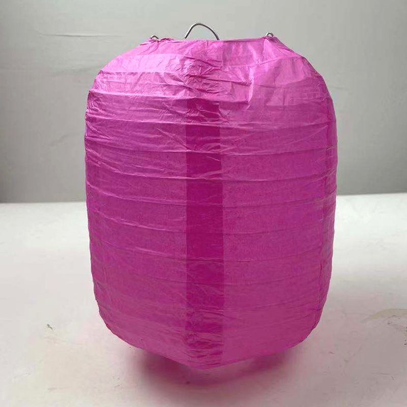 Picture of Japanese Style Wax Gourd Paper Lantern Foldable Antique Hand-painted Luminous Lampshade Bar Restaurant School Decoration Hanging Ornament