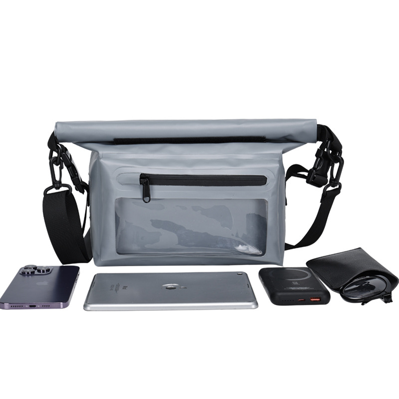 Outdoor PVC Clip Net Waterproof Bag Mountaineering Sports Bag Cycling Drifting Bag Beach Bag Swimming Bag Waterproof Bag Crossbody Bag