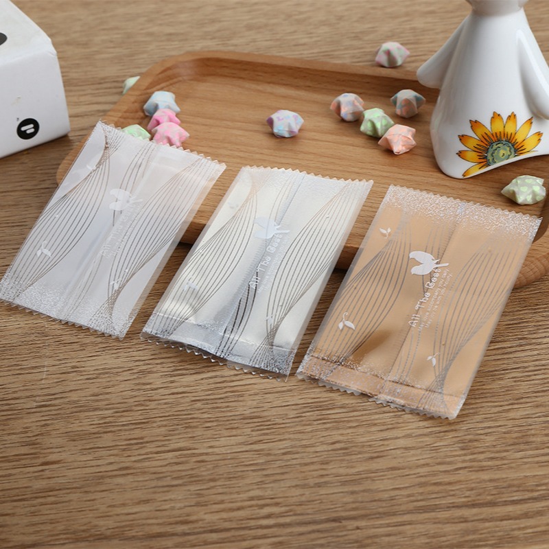 in stock supply couples happy bird scented tea bags snowflake crisp biscuit machine bag baking tea bags 100