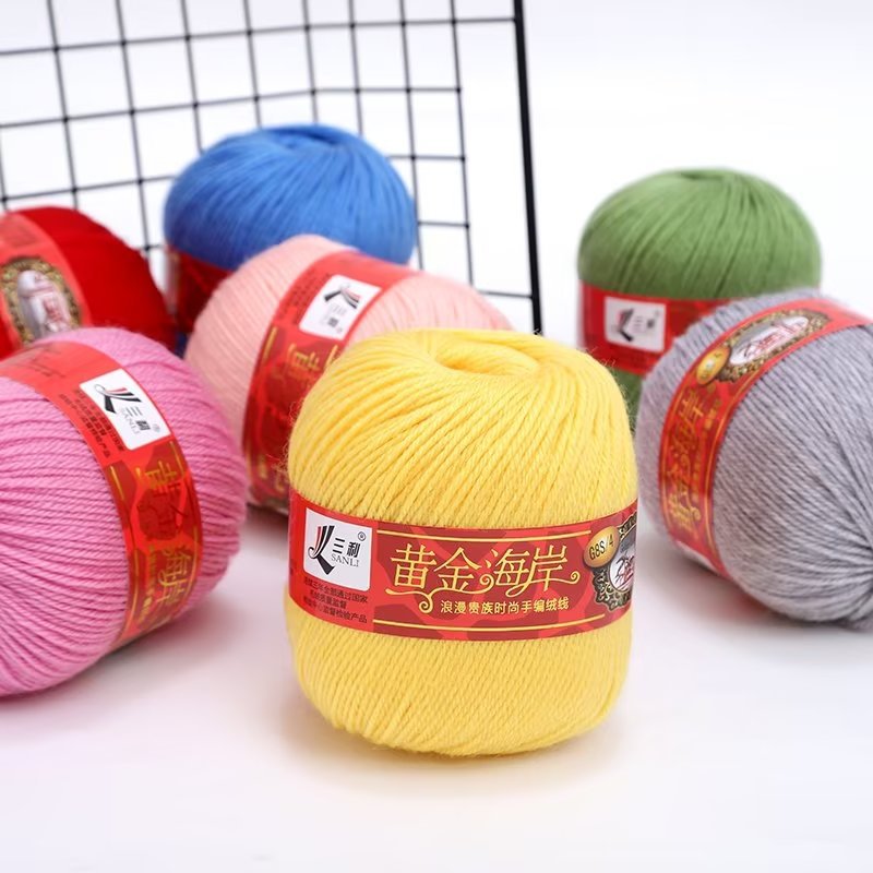 Sanli Wool G8S/4 Gold Coast 70% Pure Australian Super Soft Hand-Wool Worsted Twisted Twisted Twisted
