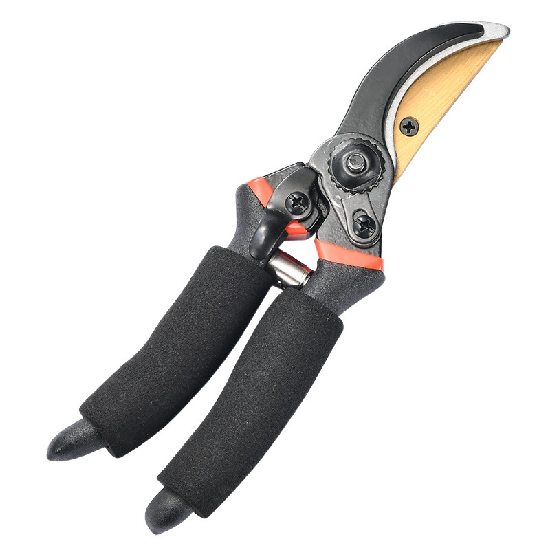 Fruit tree pruning scissors gardening scissors fruit branches pruning scissors flower greening grafting garden shears sponge handle pruning scissors