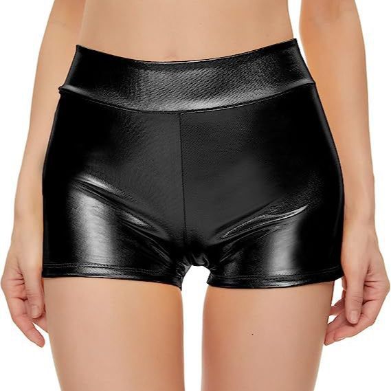 Picture of Factory direct women's cross-border explosions wear high waist shorts nightclub performance clothes bronzing sexy women's hot pants