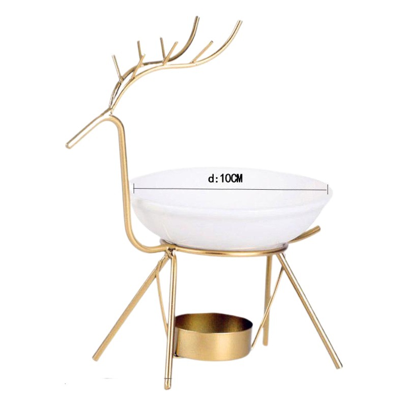 Wholesale Supply of Golden Deer Iron Art Incense Burner, New Product Incense Burner, Simple Style Diffuser, Incense Sticks, Incense Stamp