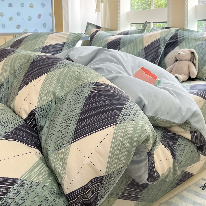 Picture of Pure cotton quilt cover single piece 100 cotton quilt cover children's spring and summer 150x 180x 200x 230 single double quilt cover