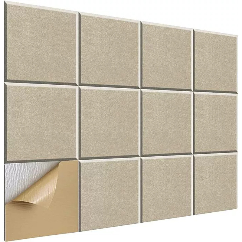 Picture of Cross-Border Colorful Felt Board Square Sound-Absorbing Wall Sticker Display Board Spot Kindergarten Creative Photo Wall Felt Board