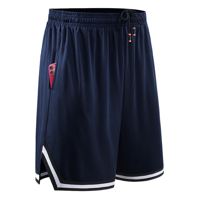 American basketball pants summer men's running football fitness sports quick-drying comfortable loose thin ribbon shorts