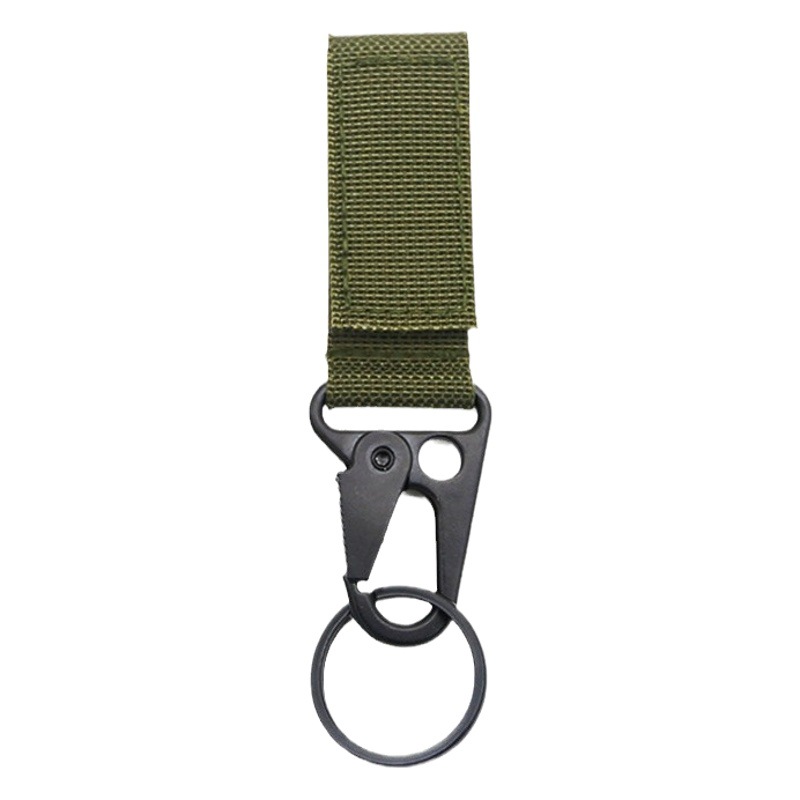 Outdoor Tactical Carabiner Key Case Accessories Multifunctional Belt Hanging Buckle Nylon Ribbon Climbing Hook Hanging Buckle