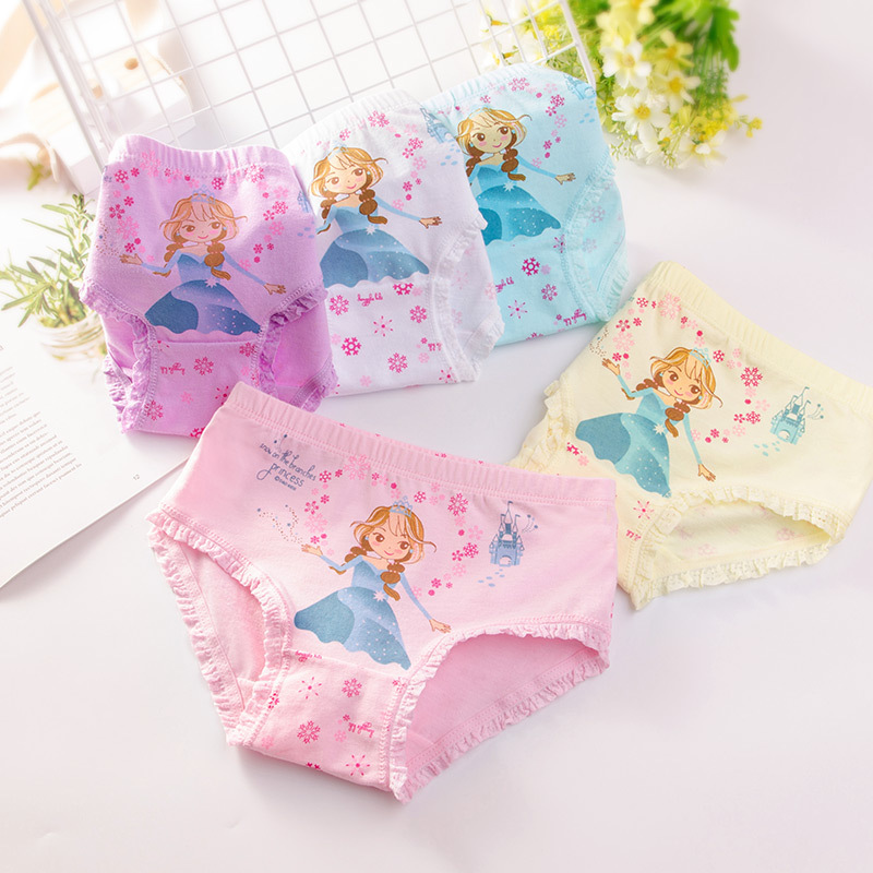 Picture of Children's underwear girls children children's fine shuttle cotton class a cotton briefs little girls boxer underwear wholesale