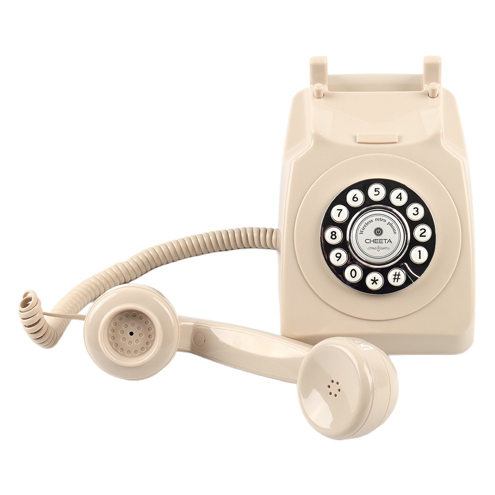 Cross-border Vintage Antique cordless telephone wireless Bluetooth connection retro telephone fixed landline telephone wholesale
